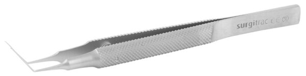MICS CAPSULORHEXIS FORCEPS ROUND BODIED CURVED