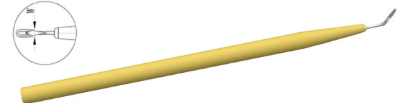 CRESCENT ANGLED OPHTHALMIC KNIFE 2.3 MM SAFE